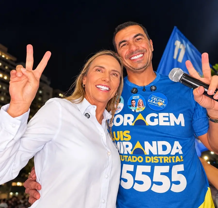 Celina Leão lidera com 51% no Governo do DF, com vantagem de 27 pontos sobre Leandro Grass, segundo pesquisa. Essa dife…