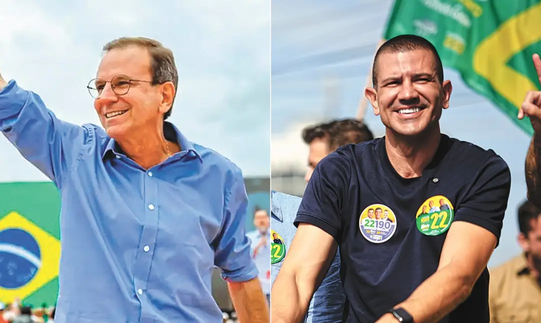 Eduardo Paes lidera a disputa pelo Governo do Rio com 34% nas pesquisas Quaest, mas Douglas Ruas se aproxima com 25%. O…