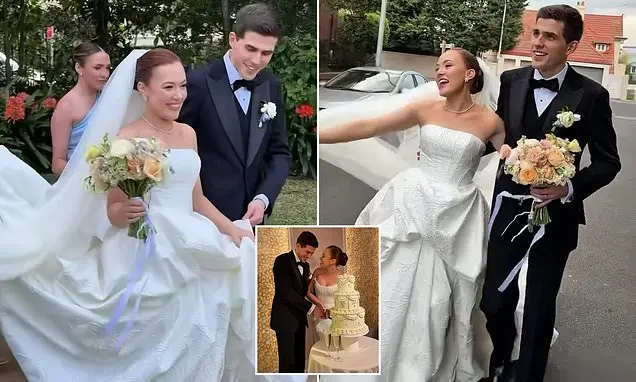 Jordana Beatty casou com o noivo Marc Princi em uma cerimônia luxuosa em Darling Point. Parece que o romance deles deu …