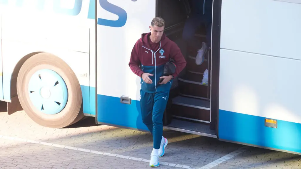 Ronaldo saiu do acampamento de treinamento da seleção de Portugal em Copenhague após o técnico Jorge Jesus tirá-lo da p…