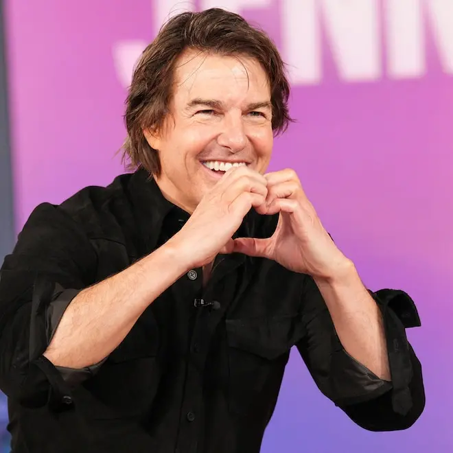 Tom Cruise no Spirit Tunnel do The Jennifer Hudson Show. A dança nesse trecho, que é uma tradição do programa, tá sendo…