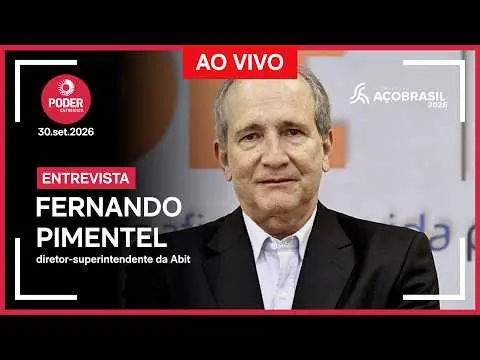A taxa de juros dificulta investimentos da indústria brasileira, segundo Fernando Pimentel no Congresso Aço Brasil 2026…