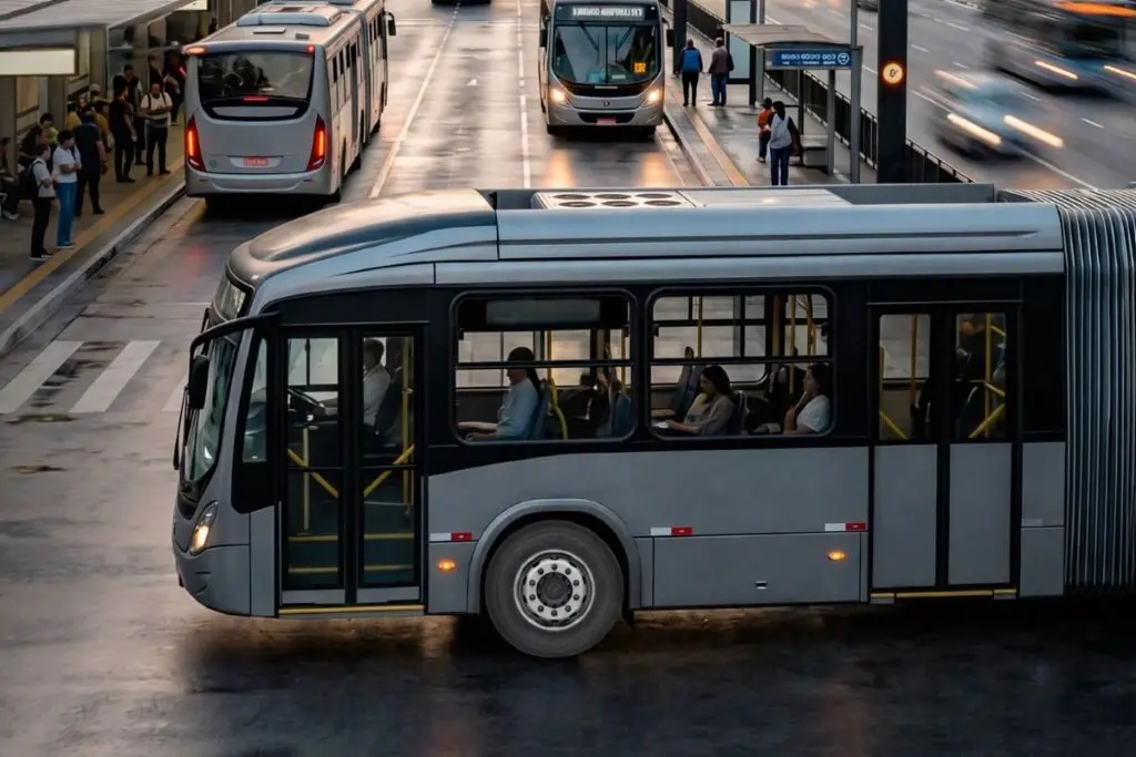 Custo por quilômetro das frotas de ônibus influencia escolha de pneus, usando sistema TAIYO e modelos Dunlop. Avaliar s…