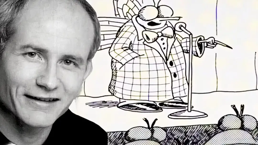 Far Side Comics fizeram piada com gostos de Gary Larson, mostrando o clube de comédia que ele curtia. É engraçado ver c…
