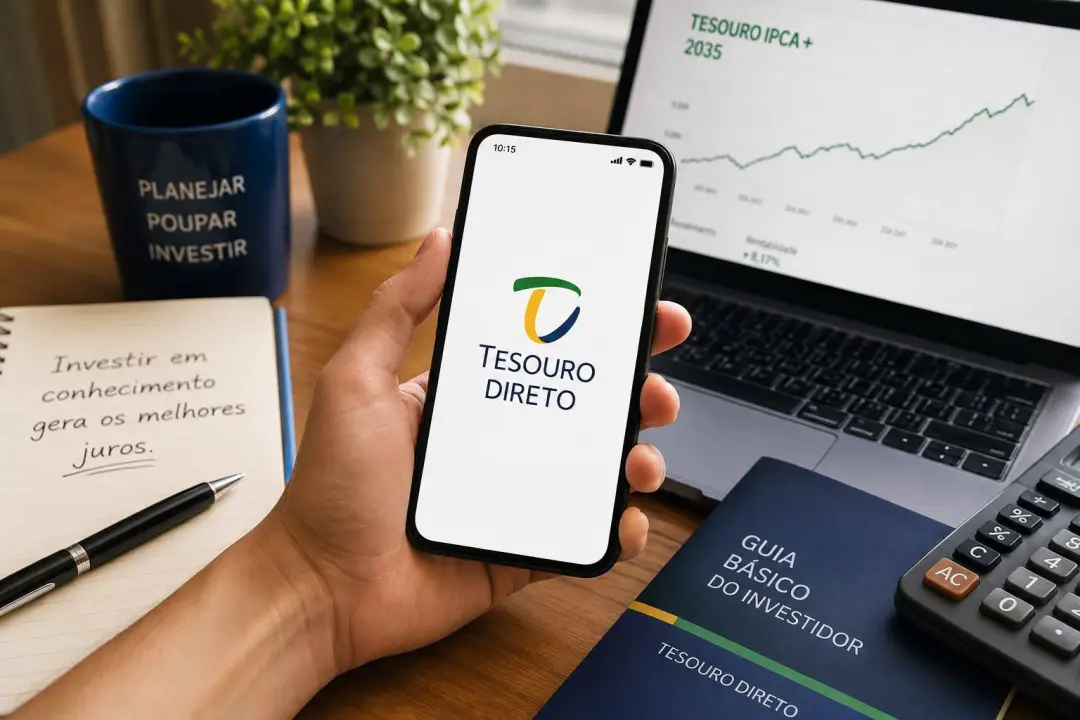 Tesouro Direto se tornou entrada comum pra brasileiros, mas a escolha do título depende do objetivo, não só da taxa. Us…