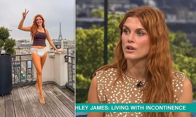 Ashley James vai passar por cirurgia após lutar contra incontinência urinária e fecal por quase seis anos. O corpo pass…