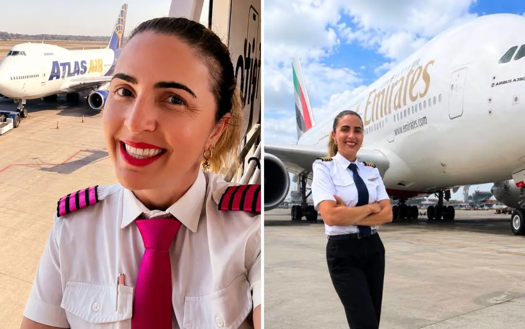 Tati Piloto, comandante de Boeing, começou a fazer vídeos para pagar a terapia dos dois filhos autistas, que custa caro…