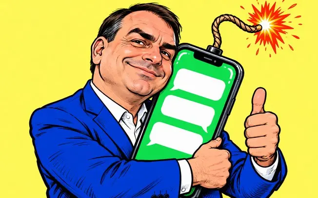 Mensagens e fotos de um ex-sócio do Flávio Bolsonaro, Alexandre Santini, guardaram documentos em uma Kopenhagen, mostra…