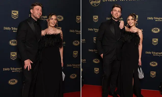 Jai Arrow e Berina Colakovic apareceram super elegantes no Dally M Awards em Sydney. A dupla arrumou um look bacana, e …