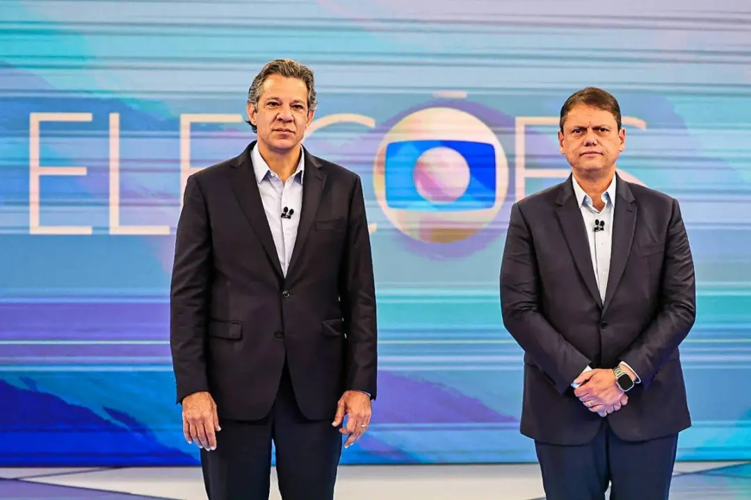 Tarcísio e Haddad tiveram debate morno, avaliado como zero a zero, antes do primeiro turno em São Paulo. A equipe dele …