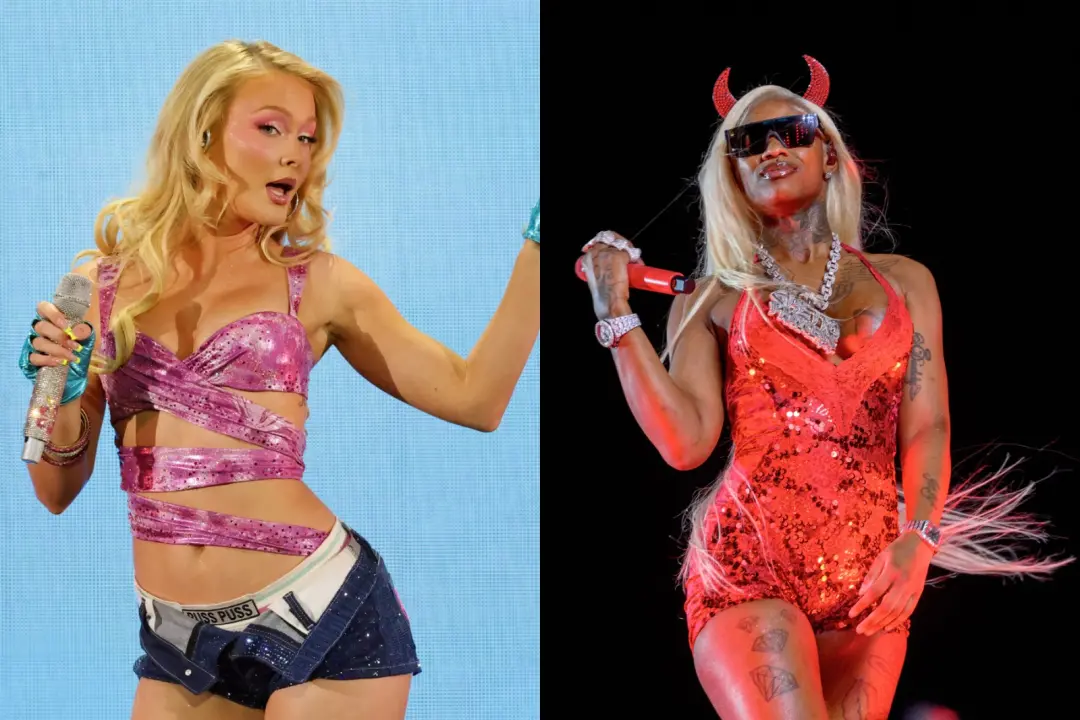 Watch e Sexyy Red tocaram juntos em Los Angeles na turnê Midnight Sun de Zara Larsson. Ver artistas grandes compartilha…