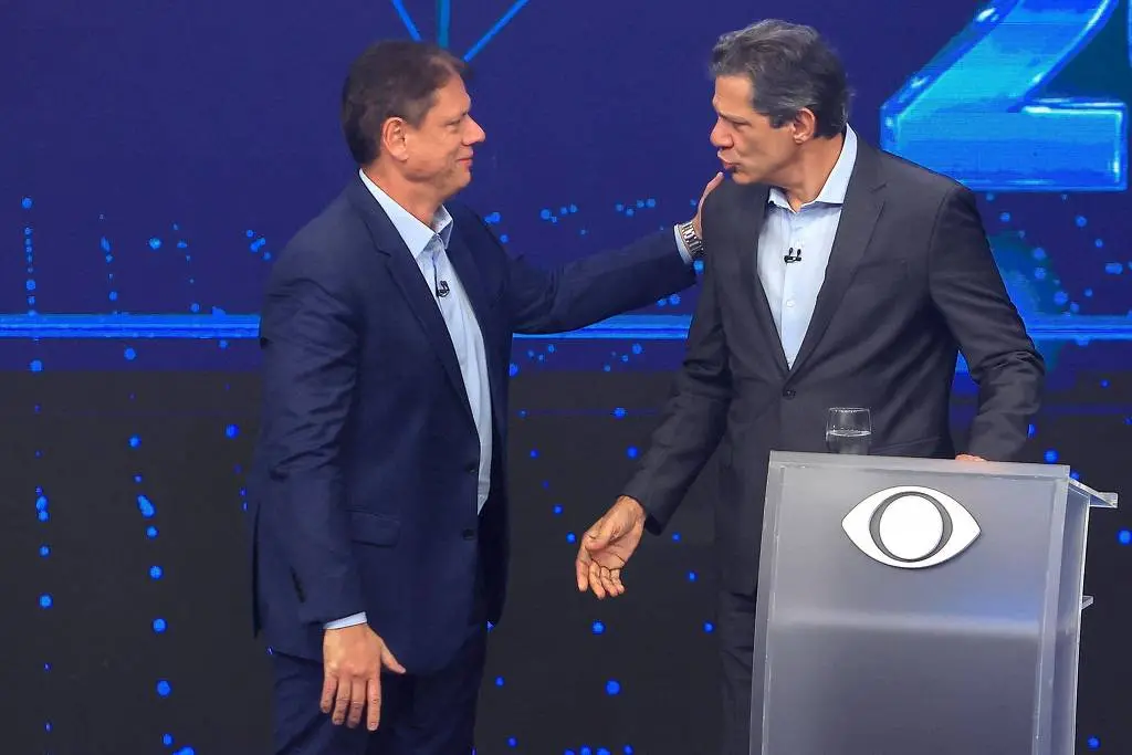 Haddad usou a prisão de Milton Leite para atacar Tarcísio e Ricardo Nunes no debate da TV Globo. A menção foi sobre o e…