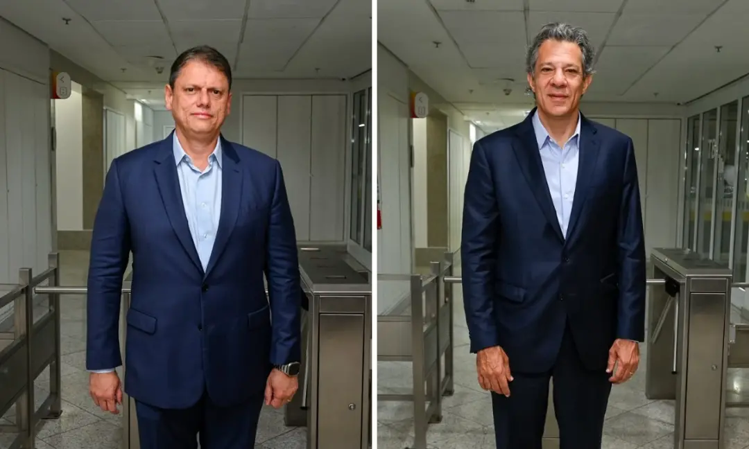 Tarcísio e Haddad debateram o governo de São Paulo na Globo, com Tarcísio falando em investir em inteligência para comb…