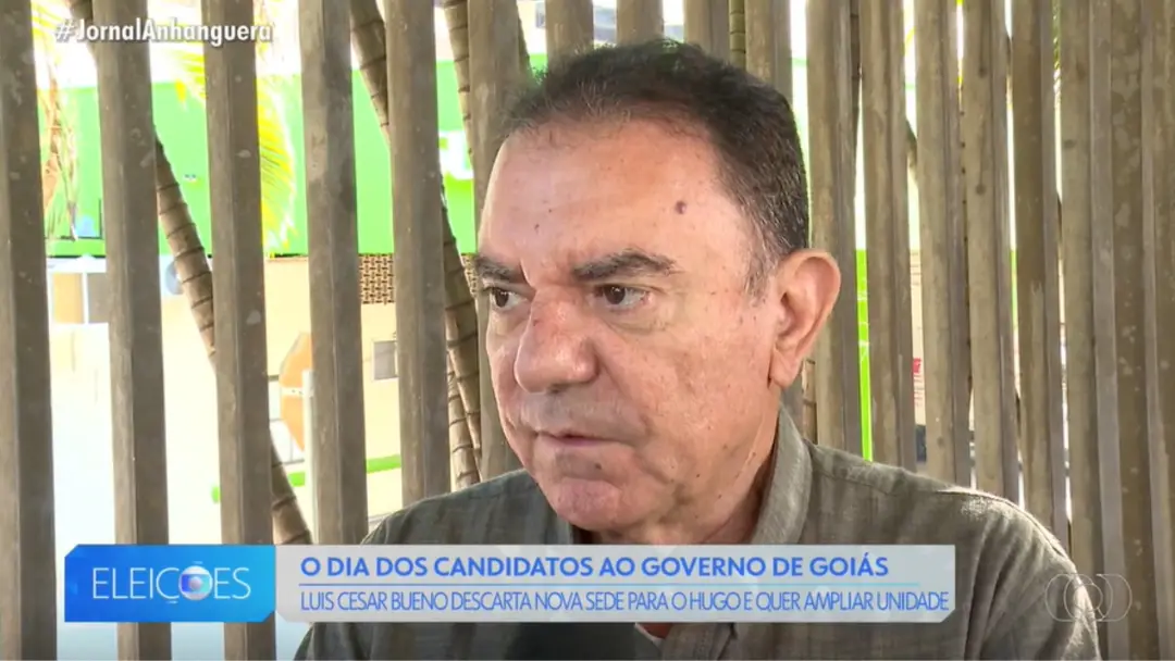 Luis César Bueno falou que quer ampliar áreas do Hospital de Urgências de Goiás e manter ele no prédio atual. A estrutu…