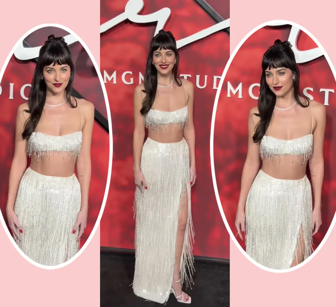 Dakota Johnson arrasou com um visual customizado da Calvin Klein na estreia do filme Verity em Nova York. Achei o look …