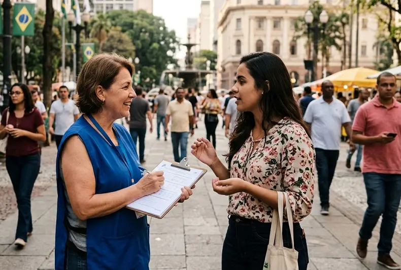 Flávio Bolsonaro com 37% na BTG/Nexus contra 33% na Quaest. A diferença mostra como a forma de amostragem, se é por int…
