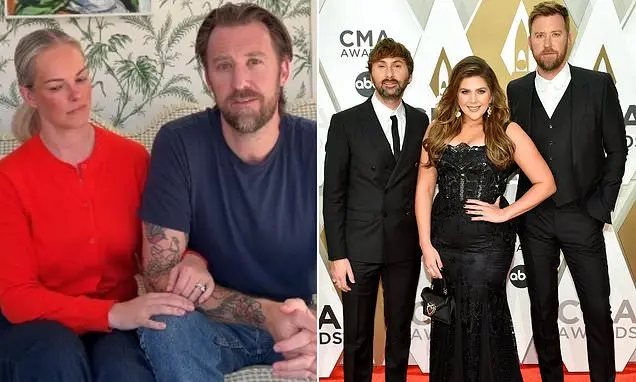Charles Kelley divulgou o diagnóstico de saúde no vídeo, ao lado da esposa Cassie McConnell. É duro ver gente grande pa…