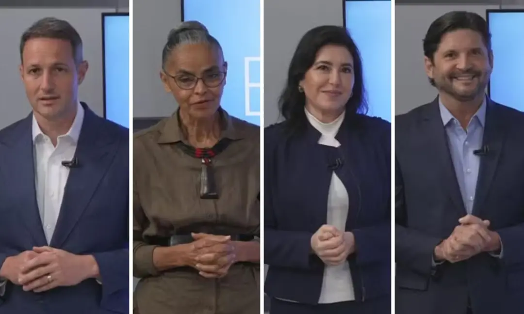 Quaest aponta Derrite com 18% no Senado de SP, Tebet com 15% e Marina Silva também com 15%. Com 75% dos eleitores indec…