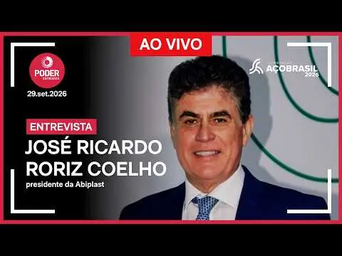 Brasil precisa crescer mais de 3,5% anual, diz José Ricardo Roriz Coelho, presidente da Abiplast, no Congresso Aço Bras…