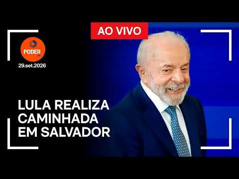 Salvador recebe Lula em caminhada na 3ª feira, às 16h, junto com Jerônimo Rodrigues. É um movimento de campanha, e a or…