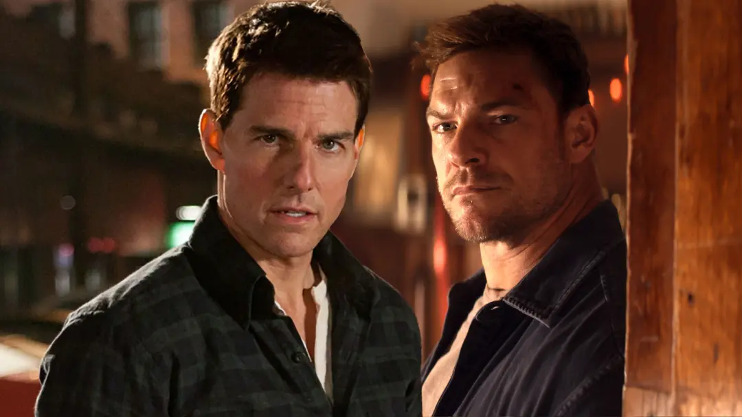 Jack Reacher volta ao streaming com Alan Ritchson e Tom Cruise colocando a luta em dia. Um encontro de titãs desse jeit…