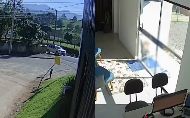 Um bebê de um ano e seis meses saiu sozinho da creche e chegou ao trabalho da mãe em Braço do Norte, Santa Catarina. Es…
