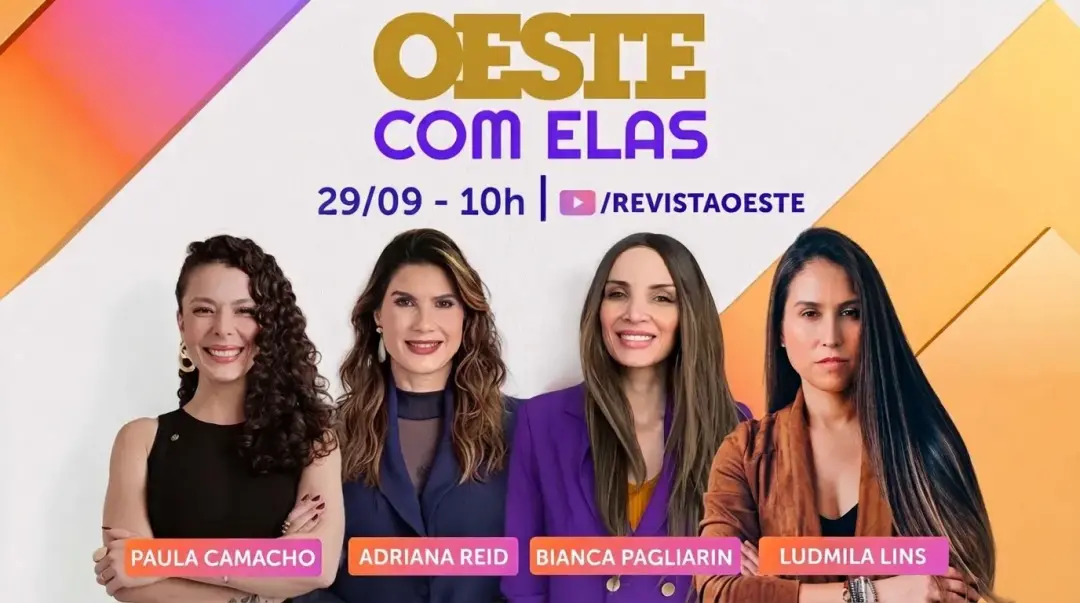 O programa Oeste com Elas tem encontro marcado de segunda a sexta, das 10h às 12h, com Adriana Reid e outros apresentad…