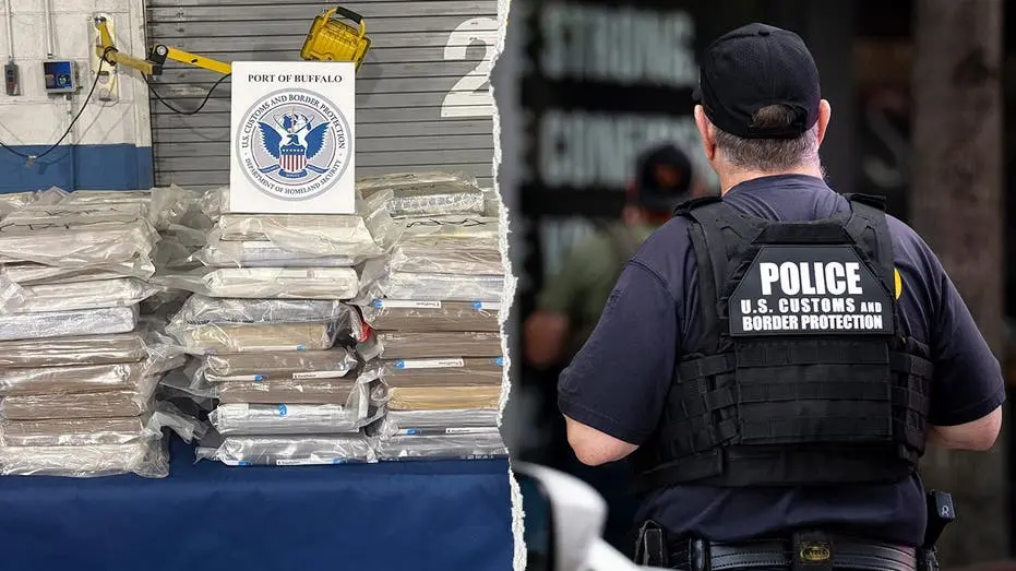 450 libras de cocaína, valendo uns 6 milhões de dólares, foram apreendidas na fronteira dos EUA com o Canadá. Isso most…