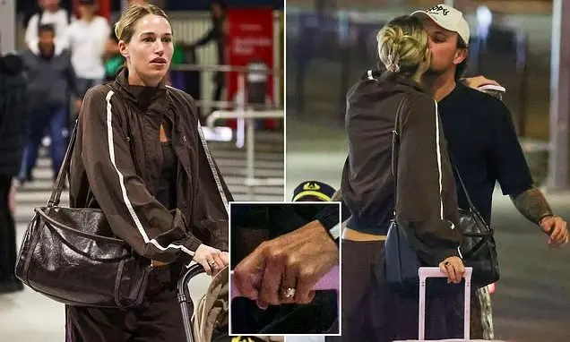 Ellidy Pullin chegou na Austrália com a filha Minnie e mostrou o anel de noivado. É legal ver esses momentos de celebra…