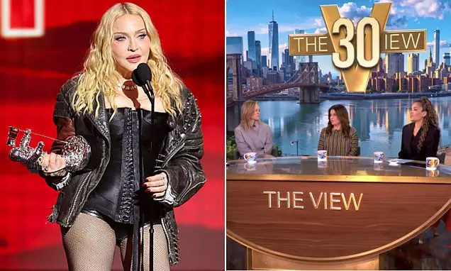 Madonna foi defendida por coanfitriãs do The View contra críticas por idade nas VMAs 2026. Acho importante que a trajet…