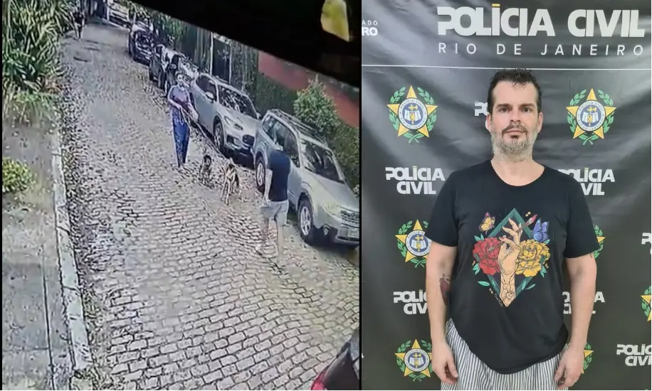 Gávea, Rio, prisão de homem que agrediu médica e chutou cães. A atitude de violência extrema, começando por uma disputa…