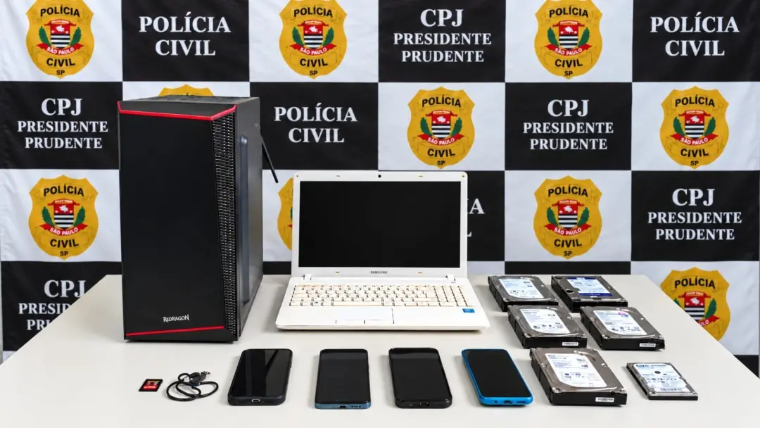 Presidente Prudente, SP. Polícia Civil investiga um perfil falso usado para atacar uma adolescente, com apreensão de se…