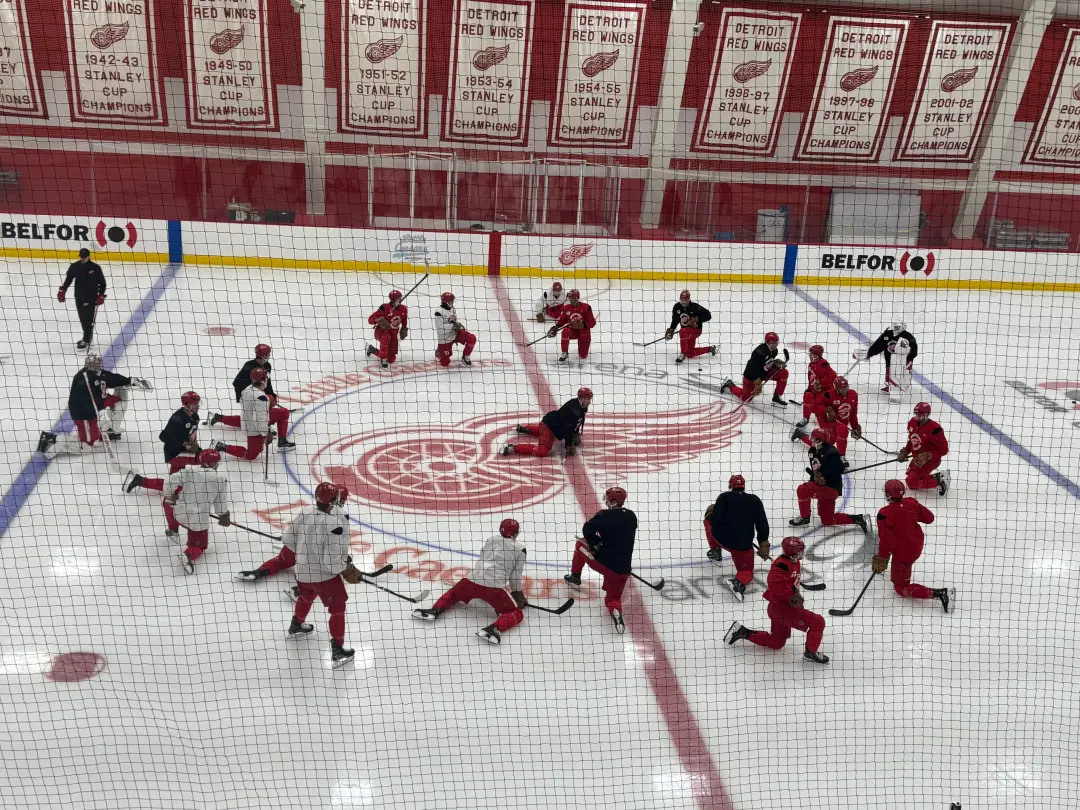 Detroit Red Wings definiu o elenco de abertura para 23 jogadores sem grandes trocas de jovens atletas. A saída de Carte…