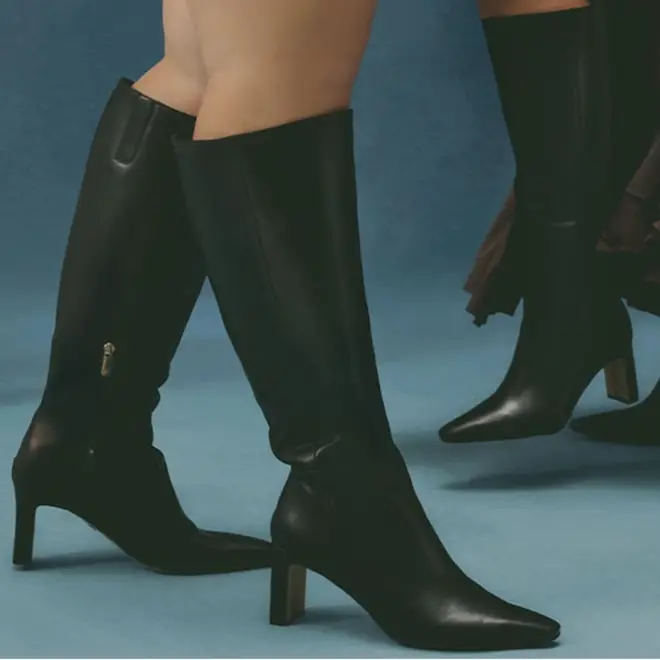 Botas de canela largas que vestem bem, a partir de 25 dólares. Procura por bota que encaixe bem com canela larga é um p…