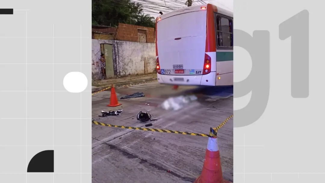 Centro do Recife: motociclista de 26 anos faleceu após colidir com ônibus na Avenida Sul. A causa apontada é avanço de …