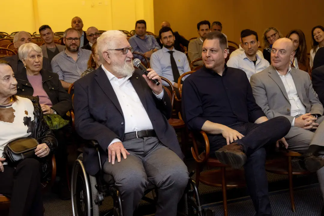 Federação Israelita do Rio Grande do Sul celebrou 65 anos com homenagem a Gildo Milman, membro fundador, nesta segunda.…