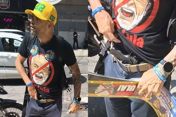 Na Tijuca, no Rio, o deputado Alexandre Knoploch ameaçou sacar arma contra militantes do PSOL. Isso é ultrapassar qualq…