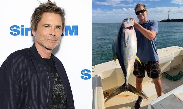 Rob Lowe, ícone dos anos 80, foi alvo de críticas por postar com um peixe gigante no mar. Algumas pessoas acham que a f…