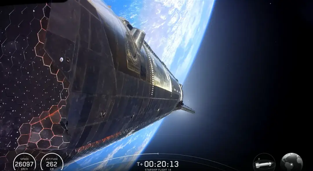 Starship alcançou a órbita da Terra pela primeira vez, liberando 26 satélites Starlink a partir do Texas. A falha em um…