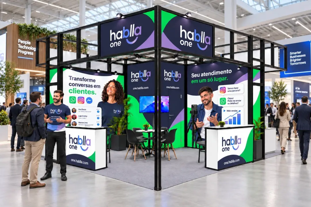 Hablla lançou o Hablla One, plataforma de IA com automação por linguagem natural, durante a Feira do Empreendedor no Sã…