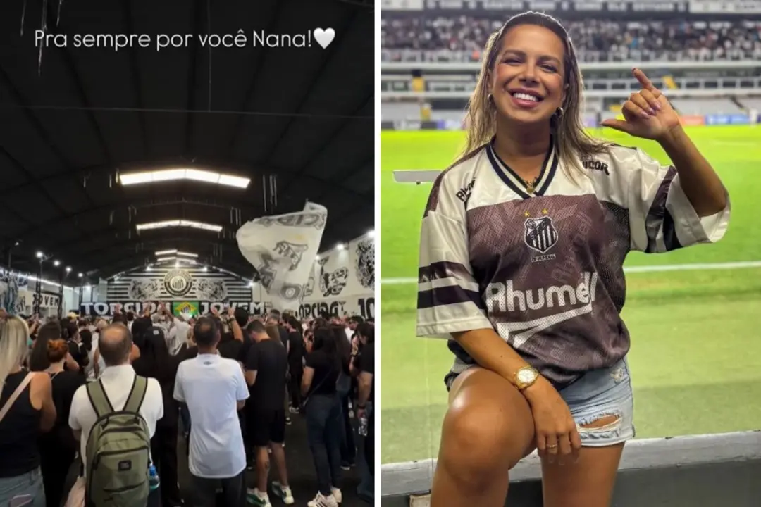Naty Potira, torcedora do Santos FC, faleceu aos 39 anos após luta contra o câncer. A Torcida Jovem prestou homenagem n…