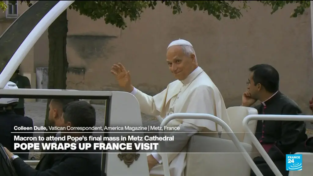 Metz foi escolhida para a visita do Papa Leo à França, e a correspondente americana viu como o encontro se tornou profu…