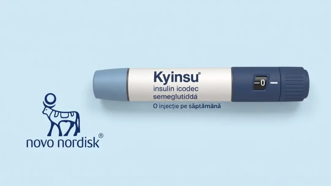Novo medicamento aprovado pela Anvisa, o Kyinsu, combina insulina icodeca e semaglutida para diabéticos tipo 2, permiti…
