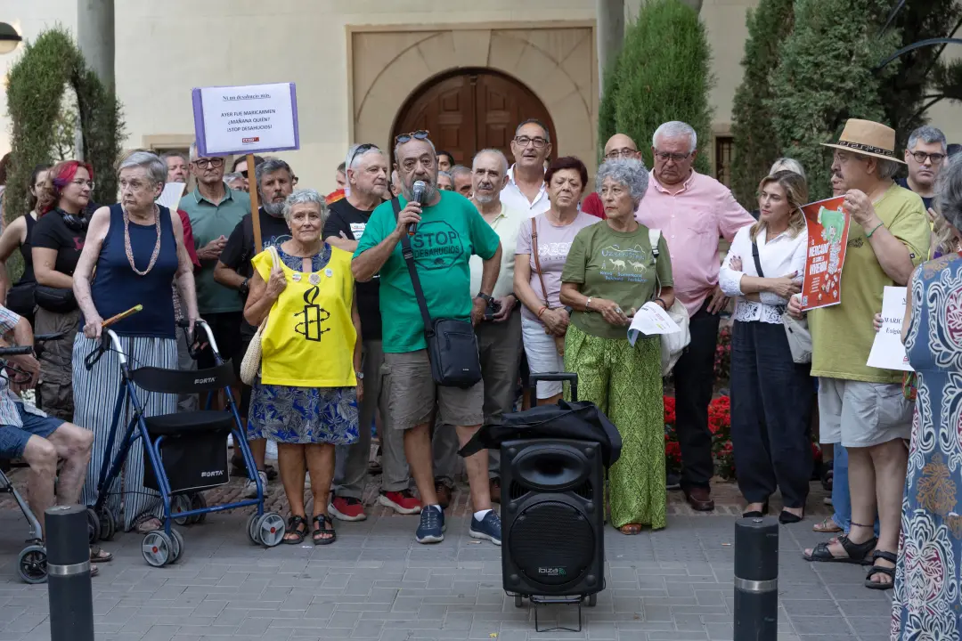 Em Murcia, uma família de 26 anos moradora do bairro La Paz conseguiu paralisar um segundo despejo por um fundo de inve…