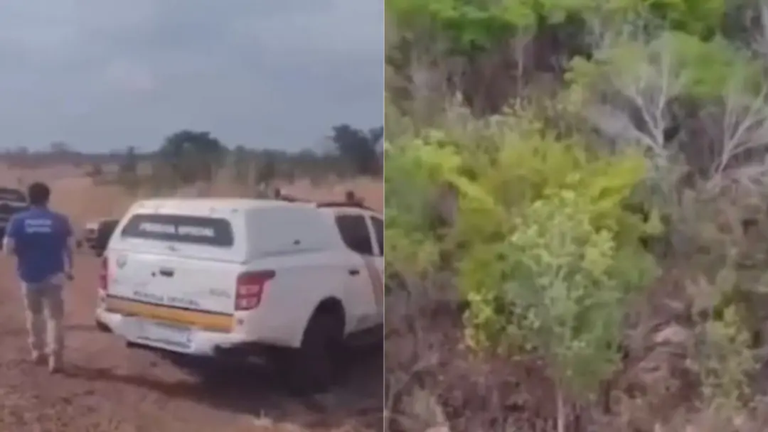 Balsas, no Maranhão, moradores acharam uma ossada em área de mata, dois quilômetros do centro. A polícia já está no loc…