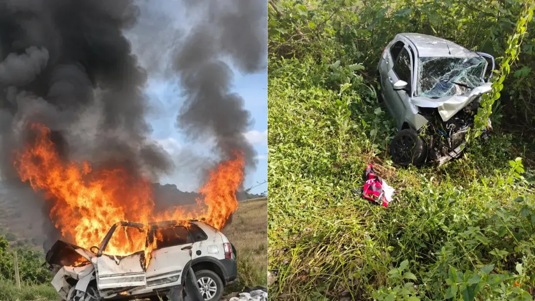 Três pessoas morreram em batida frontal na BR-226, no Maranhão, onde um veículo invadiu a faixa contrária. É muito tris…