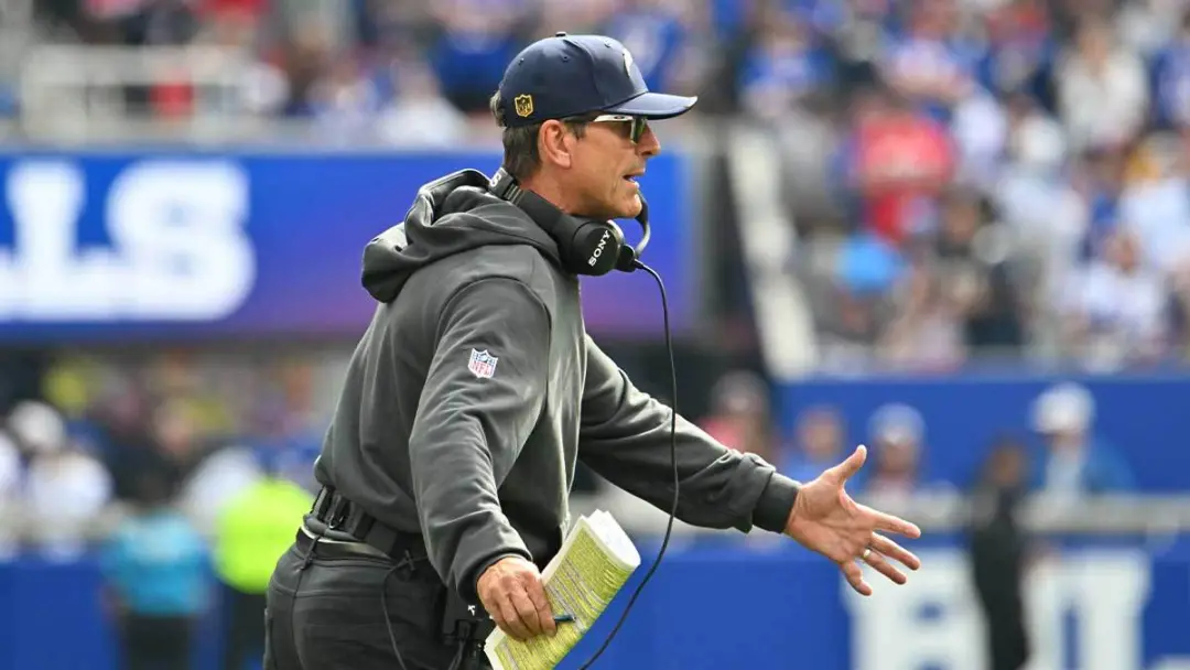 Perda de 24 a 16 fora de casa para os Chargers. Jim Harbaugh disse que é doloroso porque o time ainda não foi bom o suf…