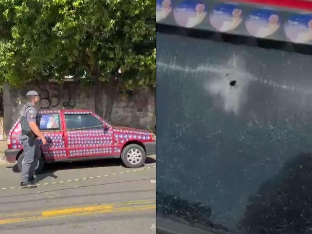 Carro da equipe do vereador Vini Oliveira foi atingido por disparos em Campinas, no bairro Recanto do Sol 1. Esse tipo …