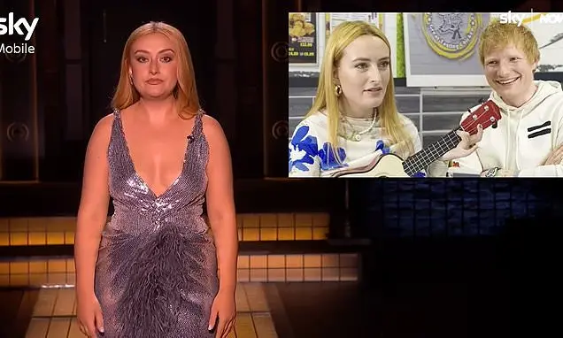 Amelia Dimoldenberg chamou Ed Sheeran de fantoche ruivo no programa Saturday Night Live UK. Isso acontece no meio da po…