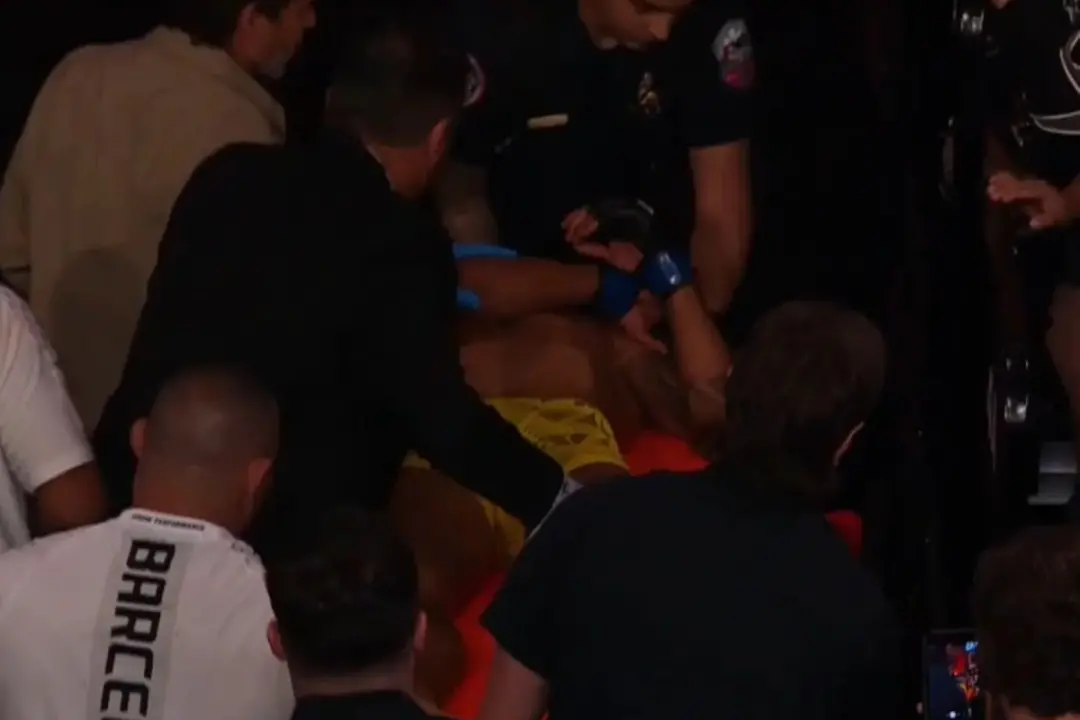 Raoni Barcelos perdeu a consciência no quinto round na luta no UFC Fight Night em Las Vegas. O momento veio depois que …